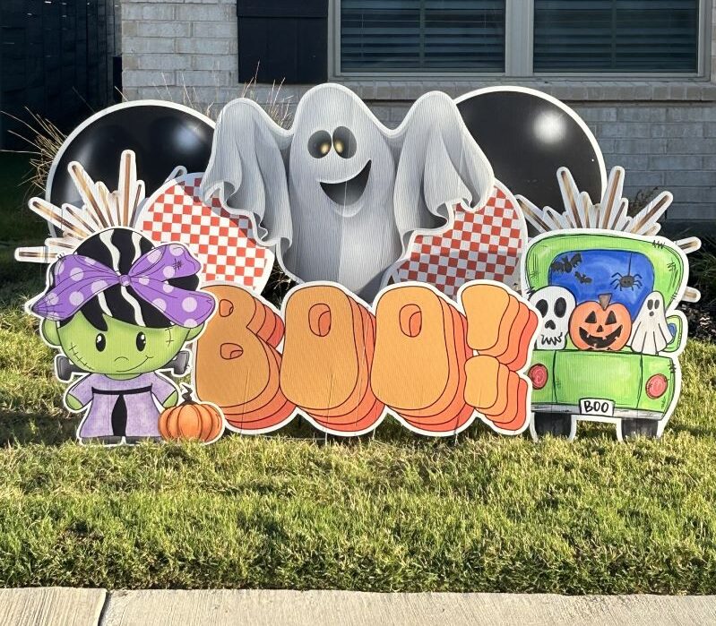 Sign Gypsies Argyle - Boo sign